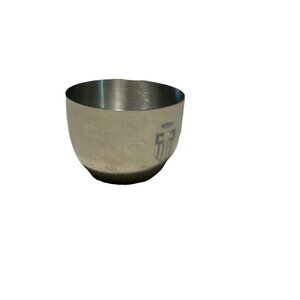 Vtge Kirk Stieff P50-9 Jefferson Cup Pewter Cup Shield & Crown Engraved1947-1997